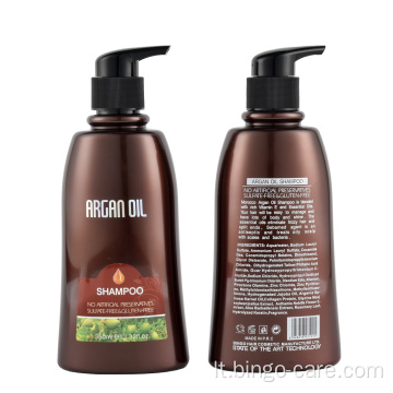 Argano aliejaus šampūnas nuo plaukų slinkimo, maitinantis ir drėkinantis